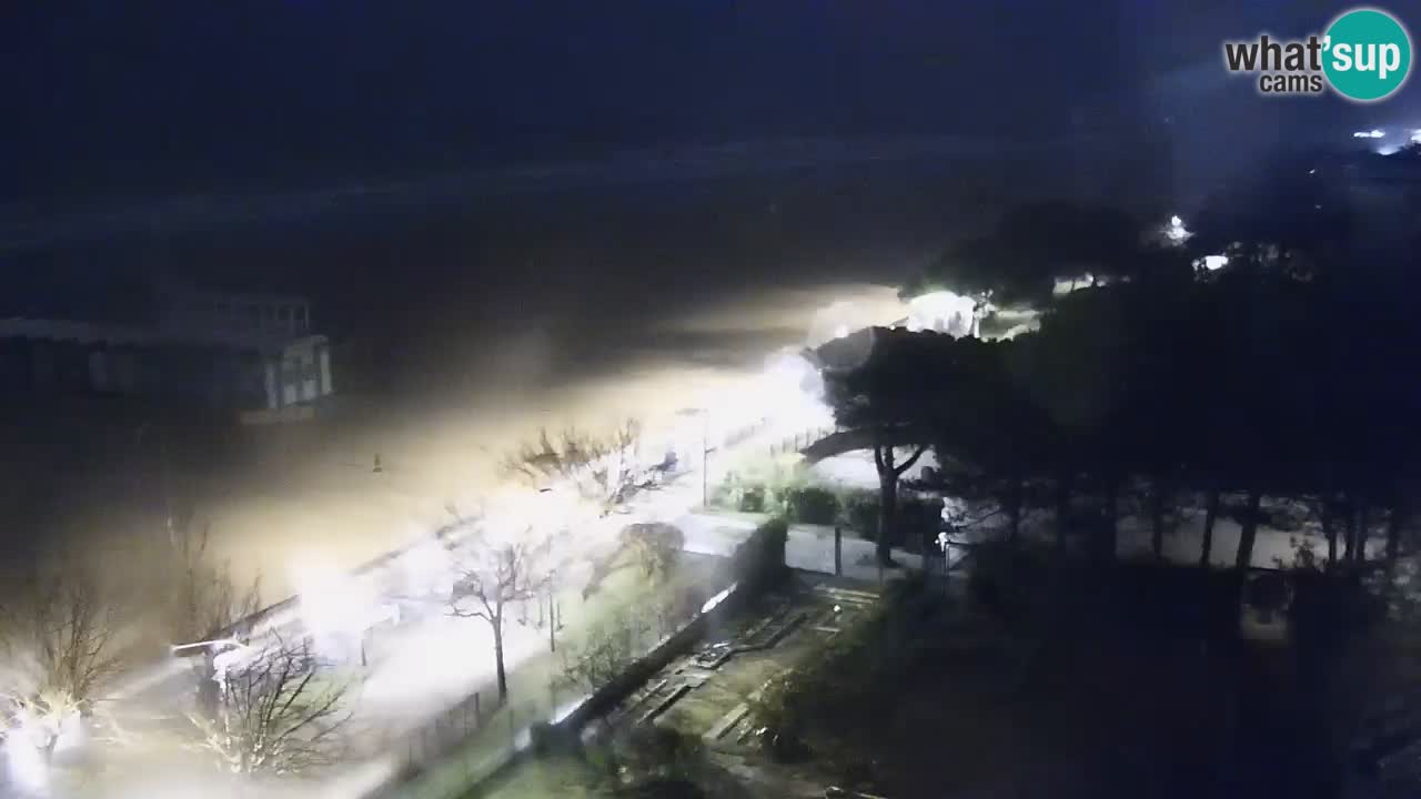 Webcam en vivo playa Bibione – vista desde Ashanti ApartHotel