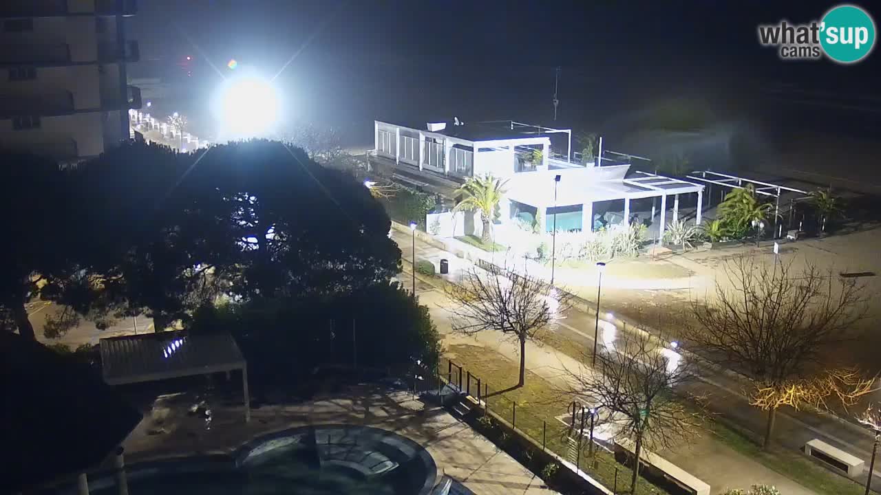 Webcam en vivo playa Bibione – vista desde Ashanti ApartHotel