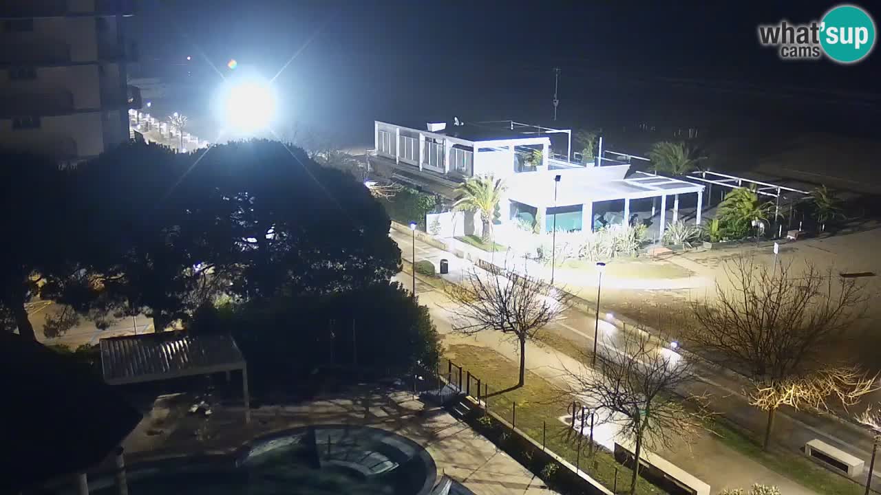 Webcam en vivo playa Bibione – vista desde Ashanti ApartHotel
