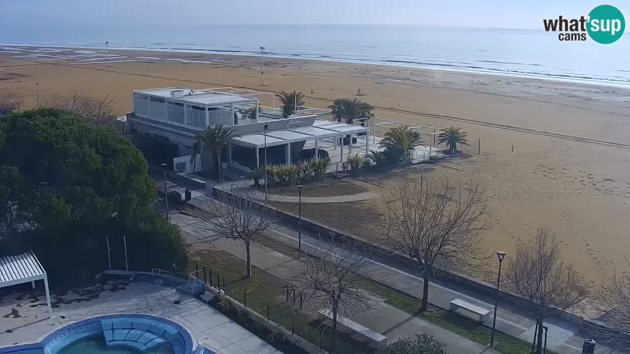 Web kamera Bibione plaža – pogled sa Ashanti ApartHotela