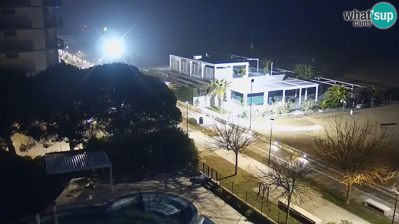 Webcam en vivo playa Bibione – vista desde Ashanti ApartHotel