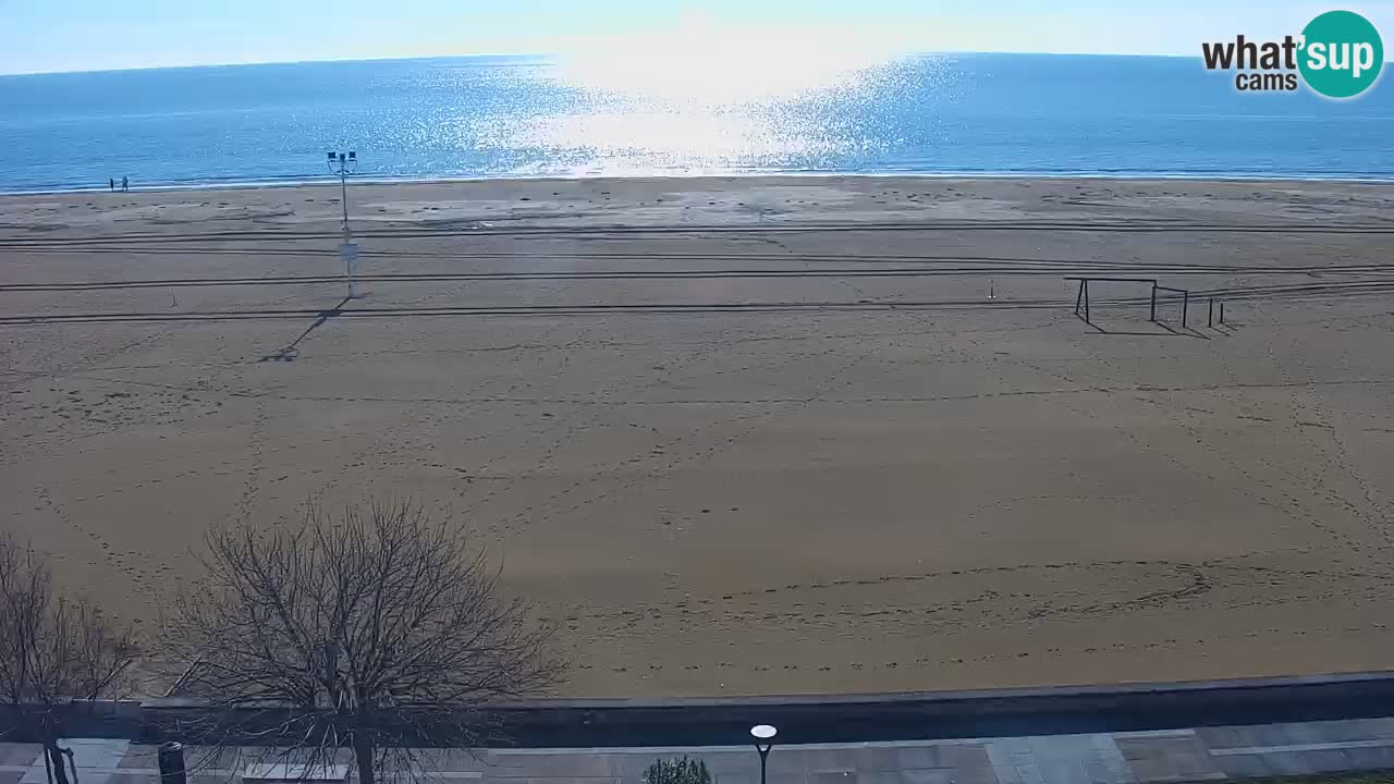 Webcam en direct plage de Bibione – vue depuis Ashanti ApartHotel