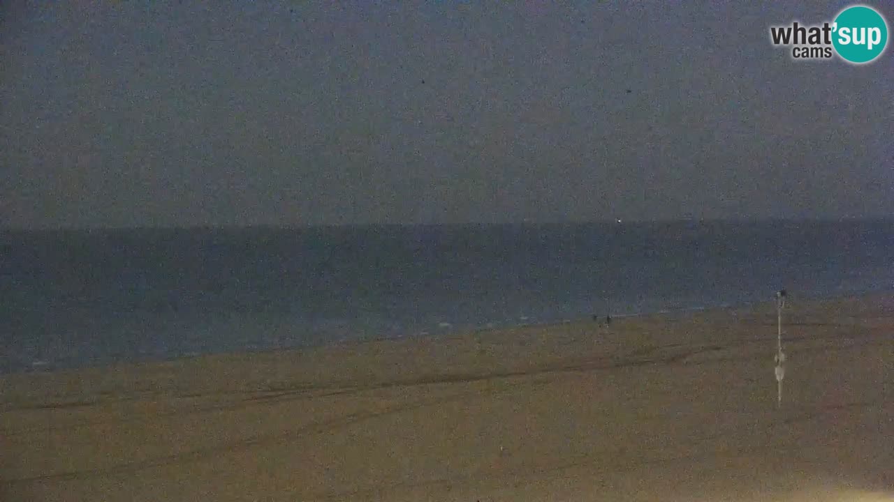 Spletna kamera Bibione plaža – pogled iz Ashanti ApartHotela