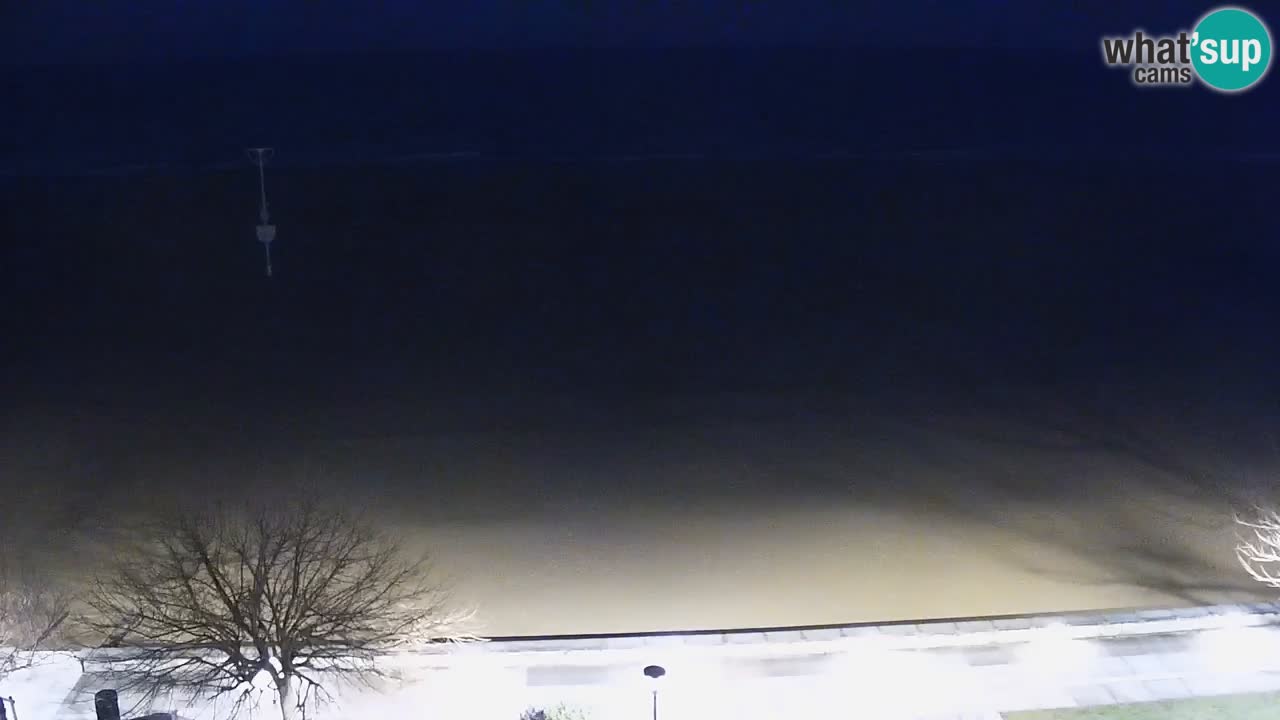 Web kamera Bibione plaža – pogled sa Ashanti ApartHotela