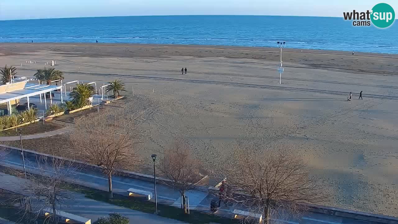 Webcam en vivo playa Bibione – vista desde Ashanti ApartHotel