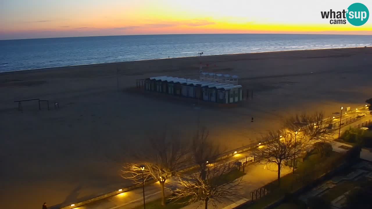 Webcam en direct plage de Bibione – vue depuis Ashanti ApartHotel