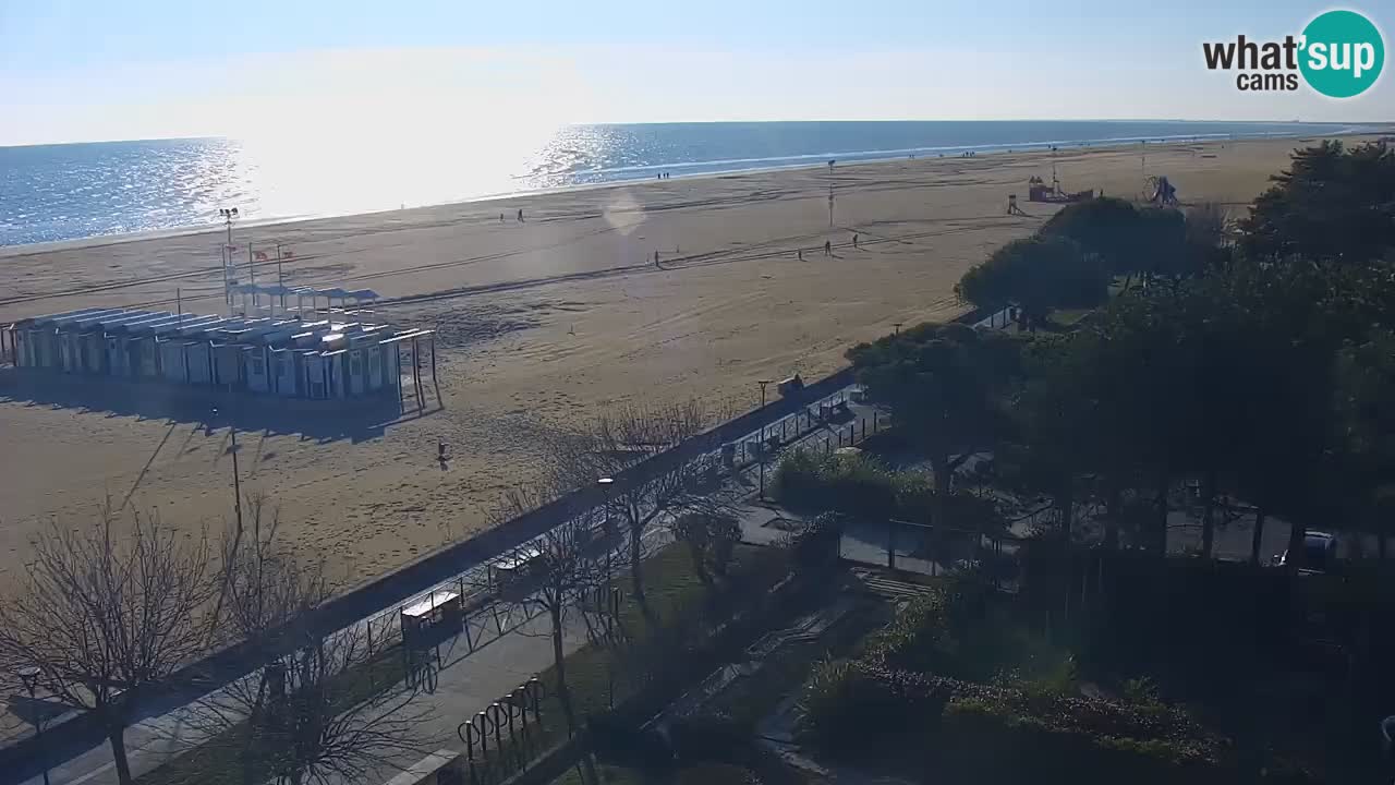Webcam en vivo playa Bibione – vista desde Ashanti ApartHotel