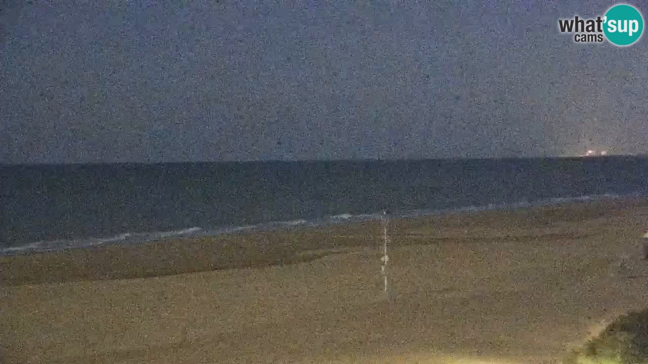 Web kamera Bibione plaža – pogled sa Ashanti ApartHotela