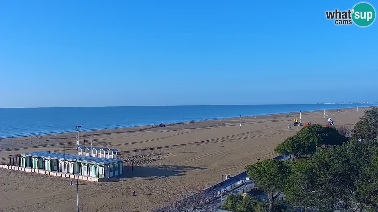 Webcam en direct plage de Bibione – vue depuis Ashanti ApartHotel
