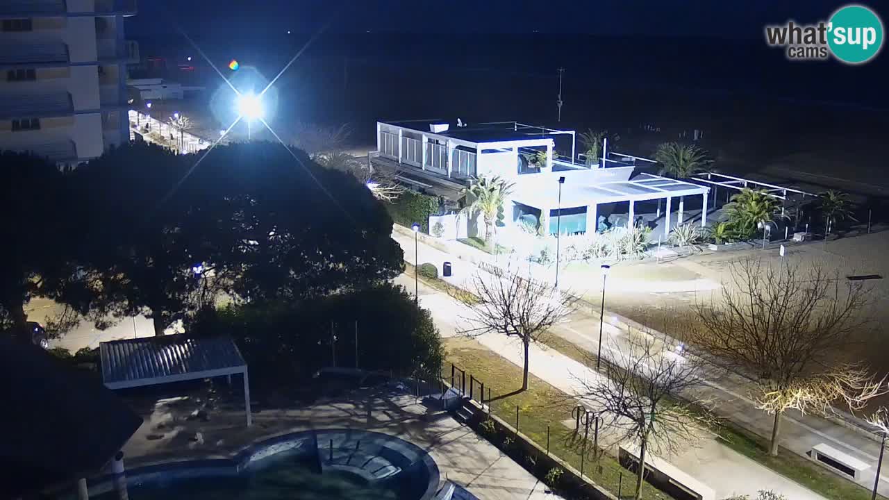 Webcam en vivo playa Bibione – vista desde Ashanti ApartHotel