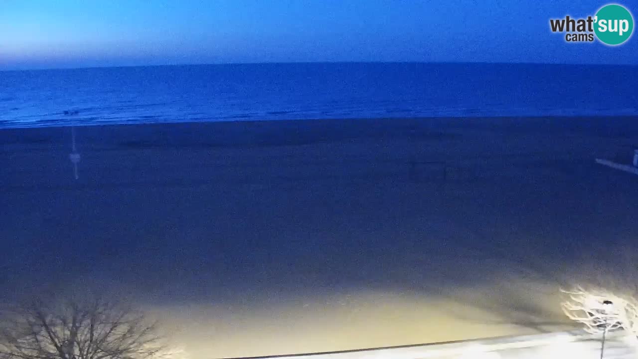 Webcam en direct plage de Bibione – vue depuis Ashanti ApartHotel