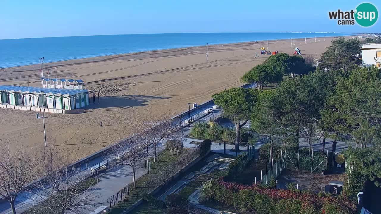 Webcam en vivo playa Bibione – vista desde Ashanti ApartHotel