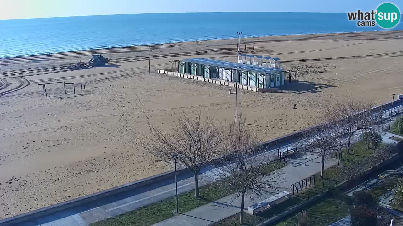 Webcam en vivo playa Bibione – vista desde Ashanti ApartHotel