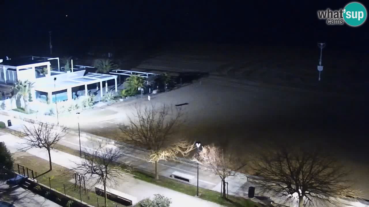 Web kamera Bibione plaža – pogled sa Ashanti ApartHotela