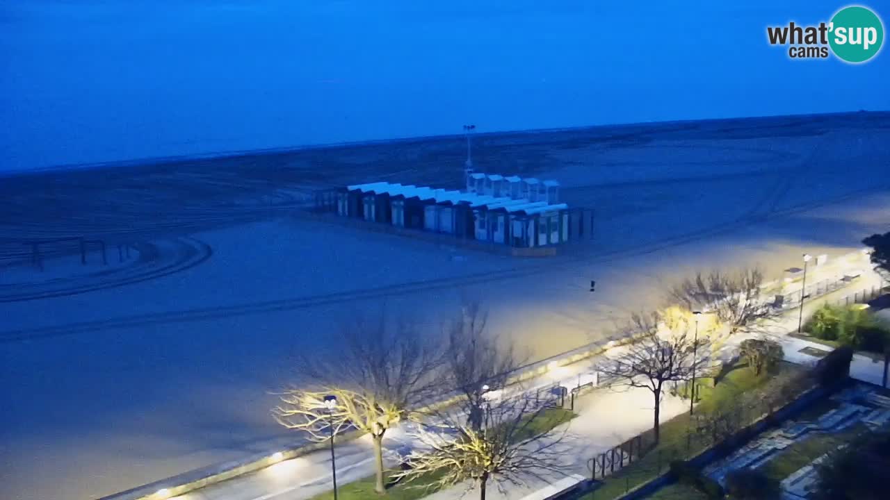 Web kamera Bibione plaža – pogled sa Ashanti ApartHotela