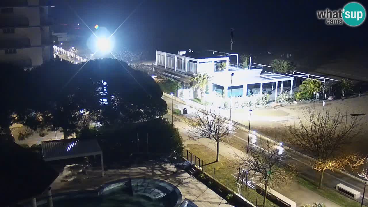 Webcam en vivo playa Bibione – vista desde Ashanti ApartHotel