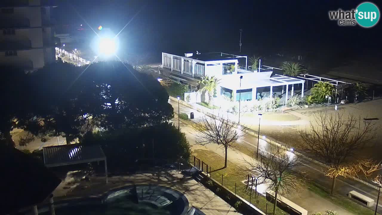 Webcam en vivo playa Bibione – vista desde Ashanti ApartHotel
