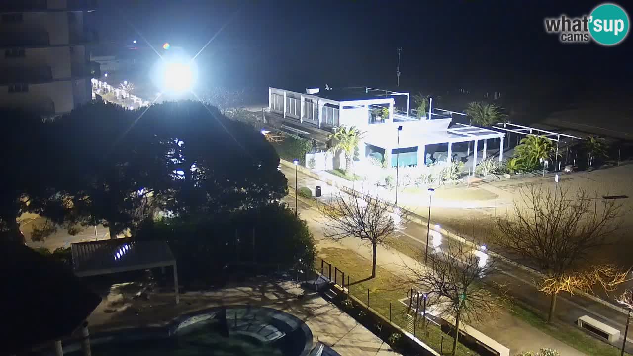 Web kamera Bibione plaža – pogled sa Ashanti ApartHotela