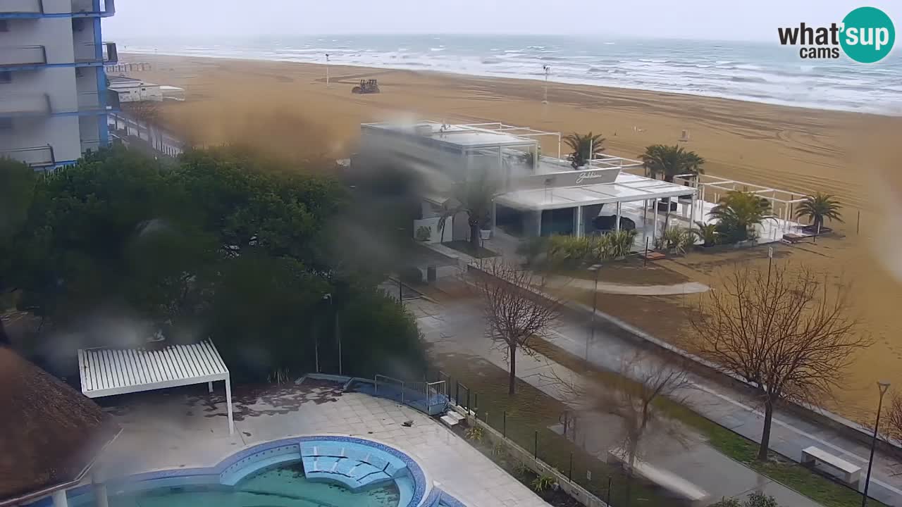 Webcam en vivo playa Bibione – vista desde Ashanti ApartHotel
