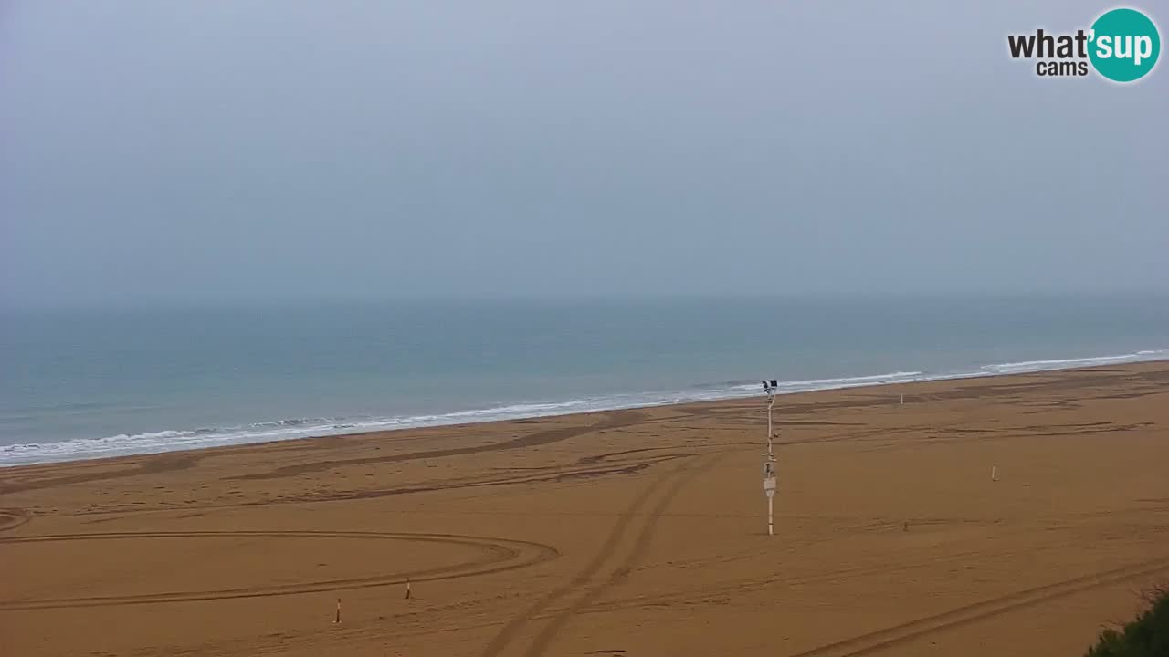 Webcam en direct plage de Bibione – vue depuis Ashanti ApartHotel