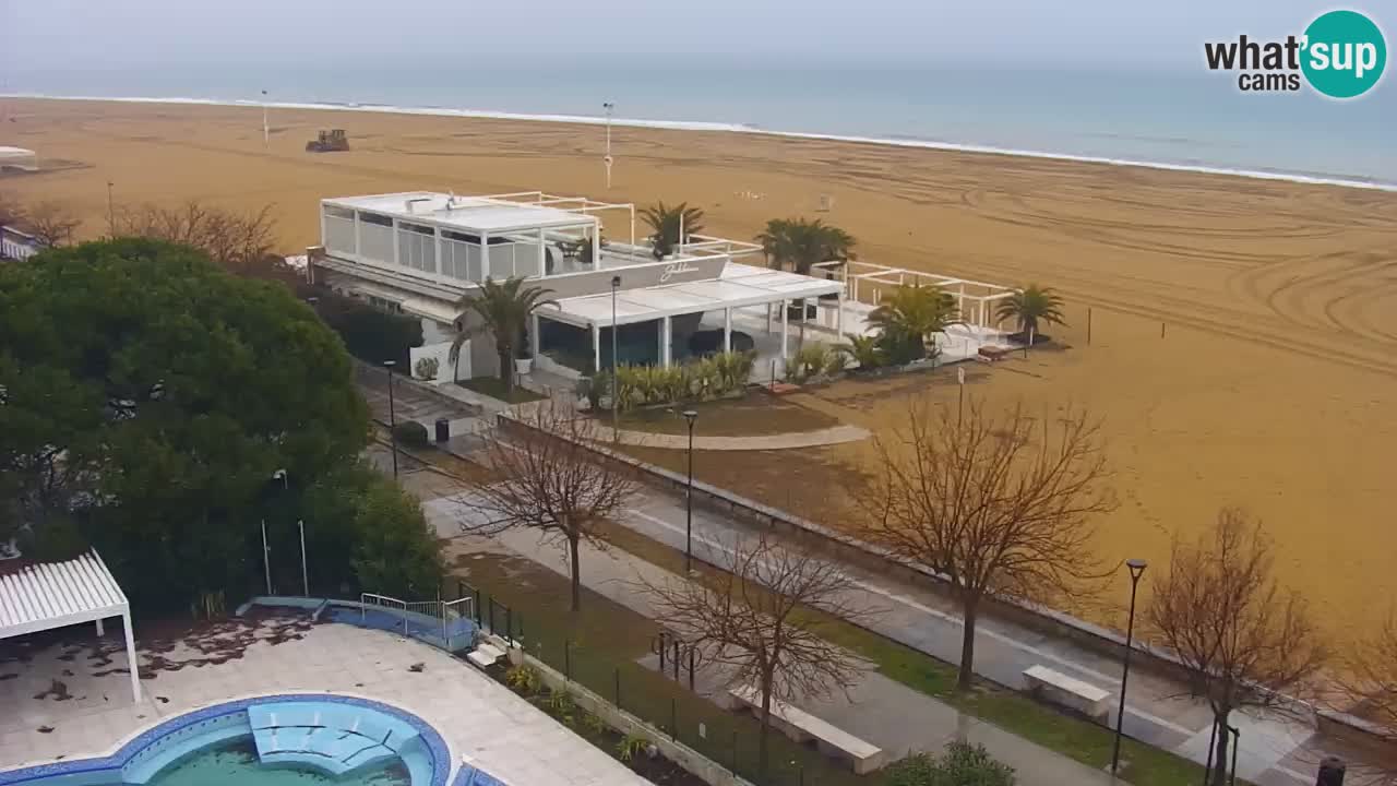 Webcam en direct plage de Bibione – vue depuis Ashanti ApartHotel