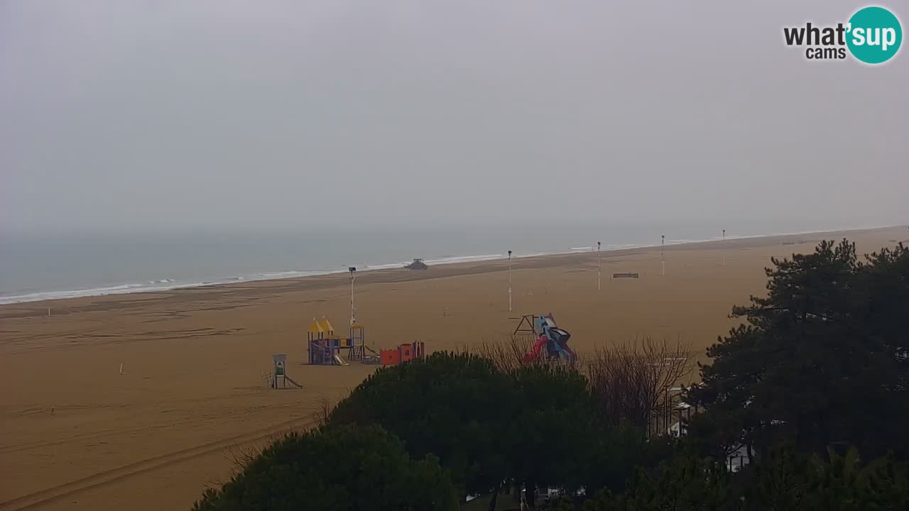 Web kamera Bibione plaža – pogled sa Ashanti ApartHotela