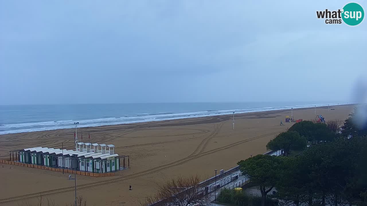 Webcam en direct plage de Bibione – vue depuis Ashanti ApartHotel