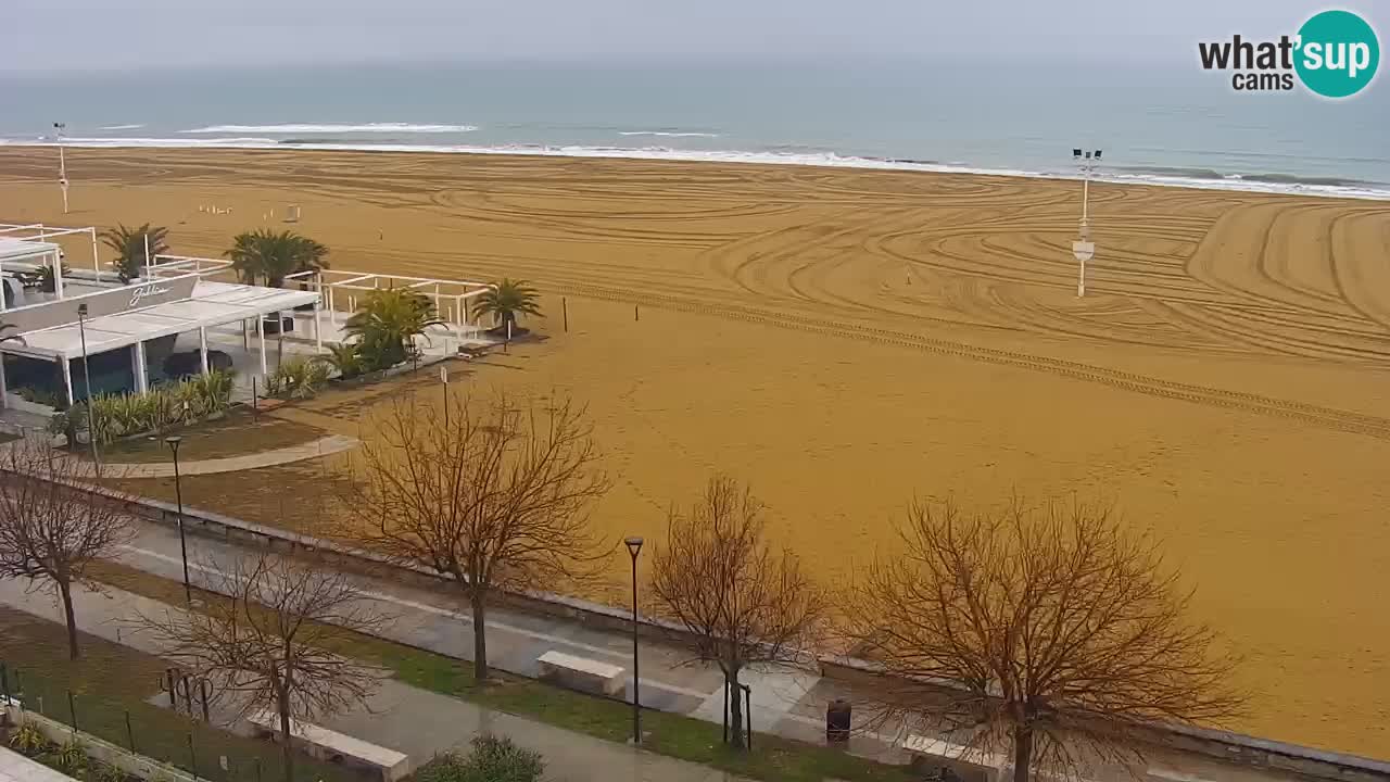 Webcam en direct plage de Bibione – vue depuis Ashanti ApartHotel
