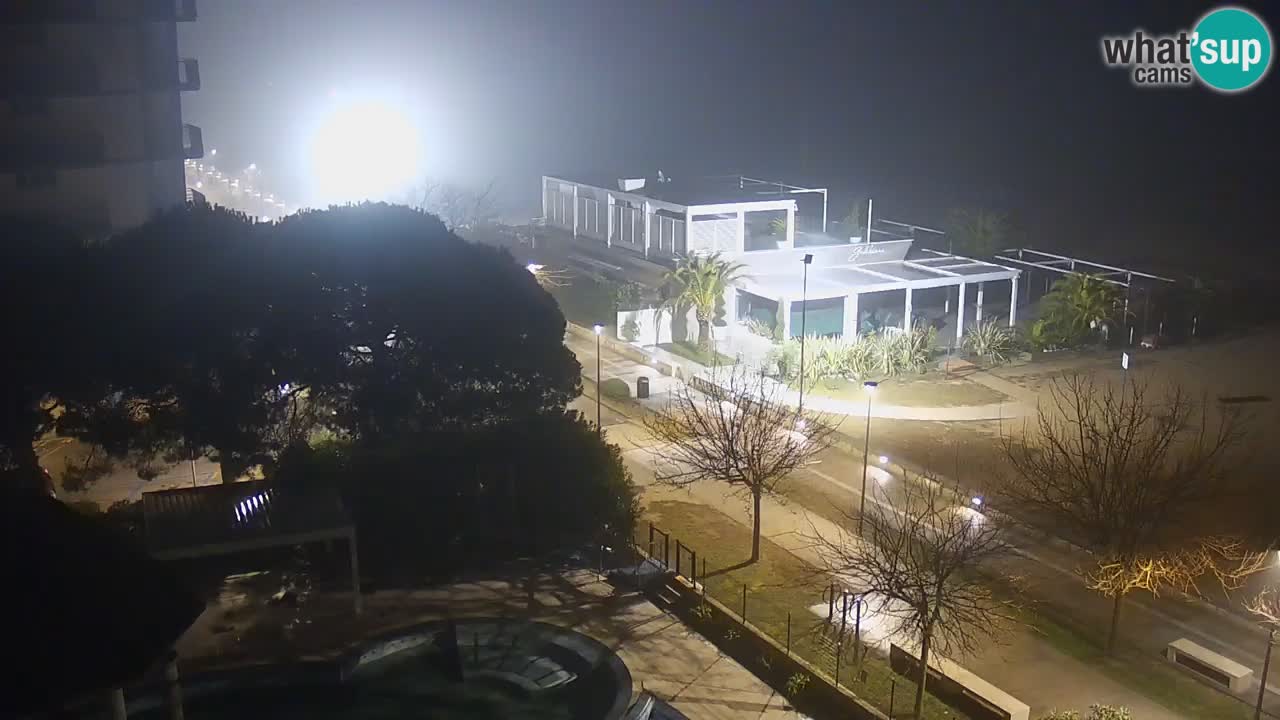 Webcam en direct plage de Bibione – vue depuis Ashanti ApartHotel