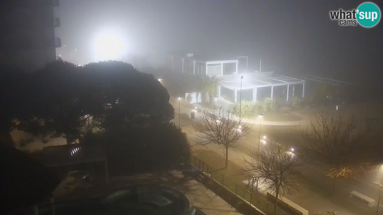 Webcam en direct plage de Bibione – vue depuis Ashanti ApartHotel