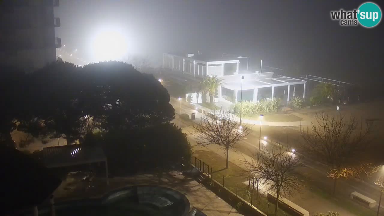 Webcam en vivo playa Bibione – vista desde Ashanti ApartHotel