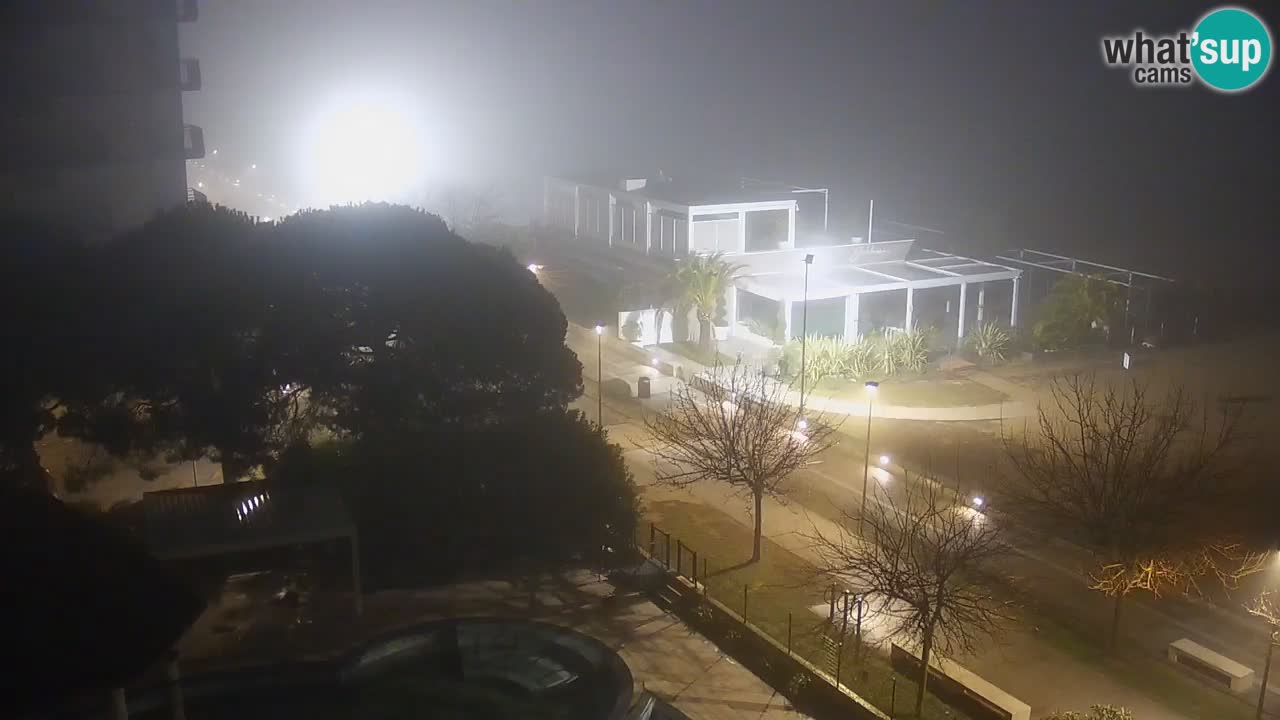 Webcam en direct plage de Bibione – vue depuis Ashanti ApartHotel