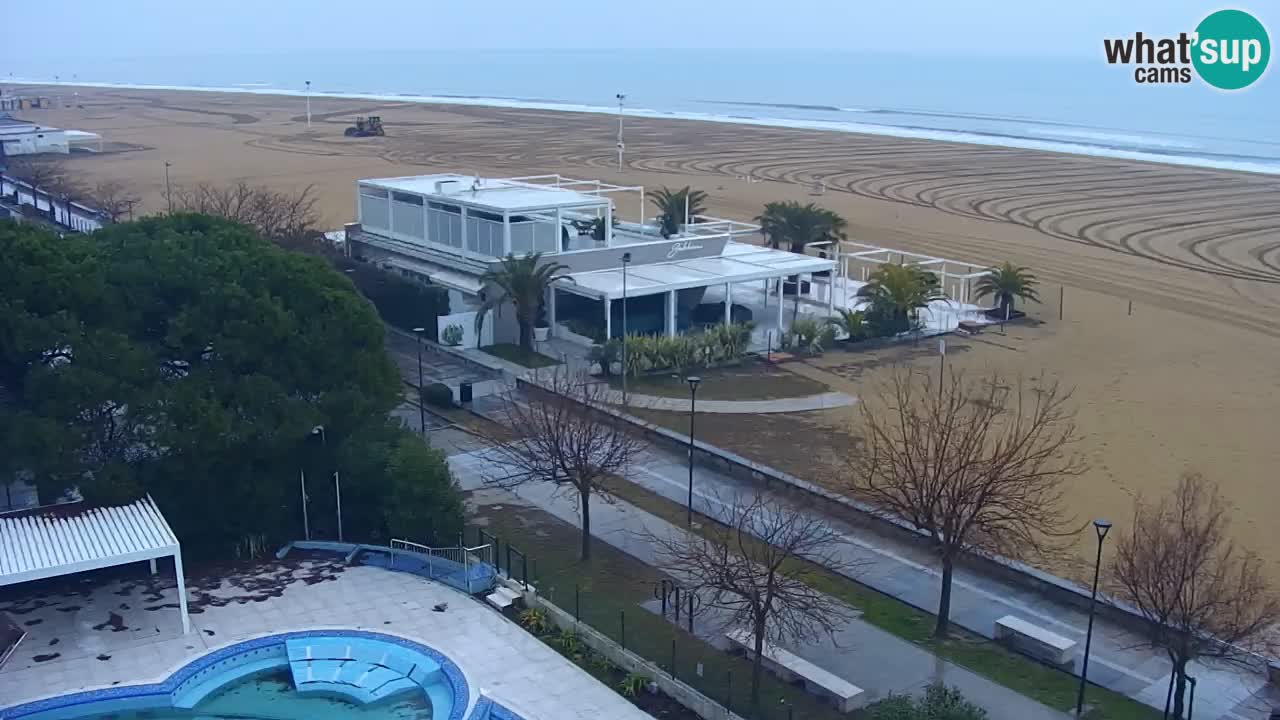 Webcam en vivo playa Bibione – vista desde Ashanti ApartHotel