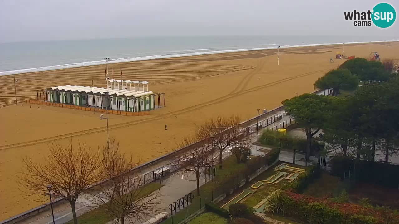 Webcam en direct plage de Bibione – vue depuis Ashanti ApartHotel