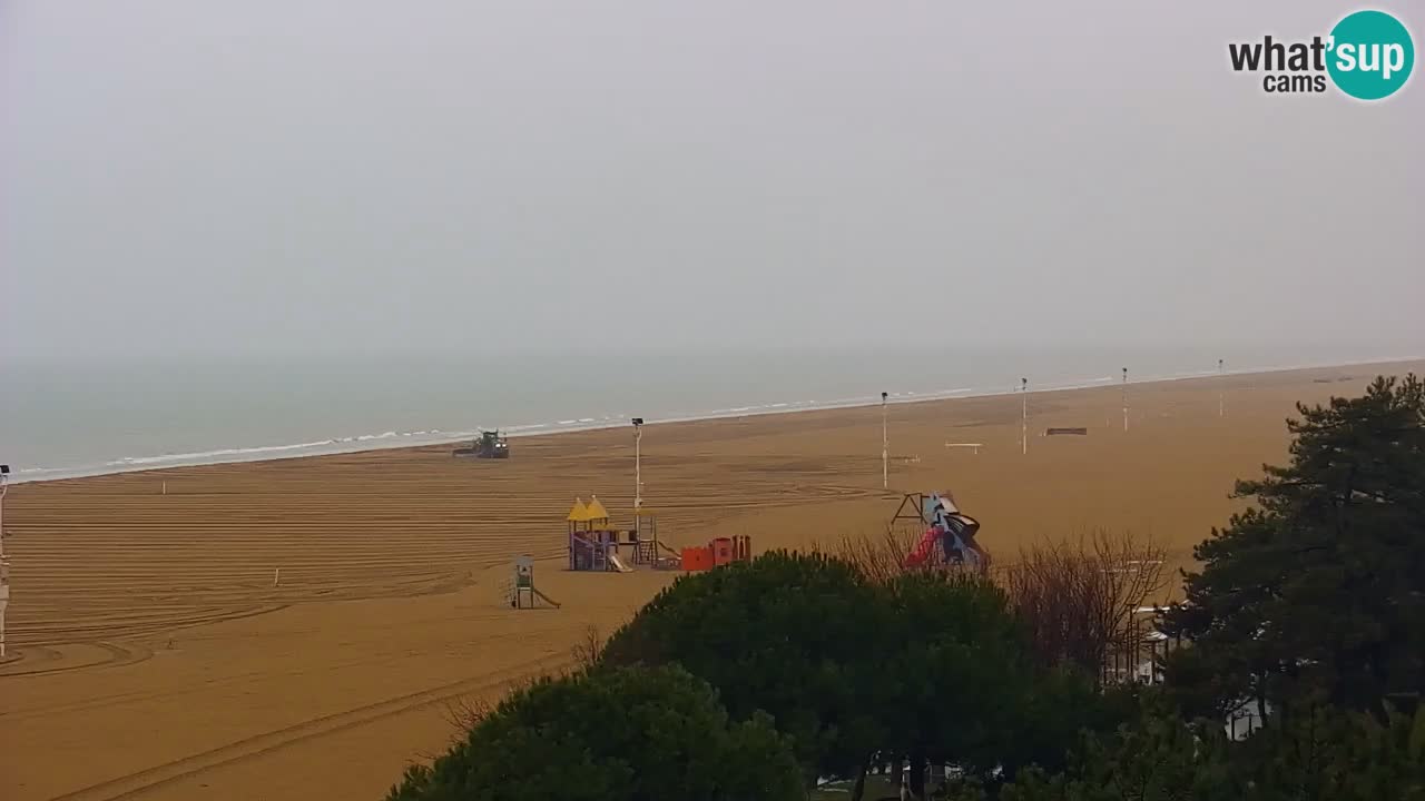 Webcam en direct plage de Bibione – vue depuis Ashanti ApartHotel