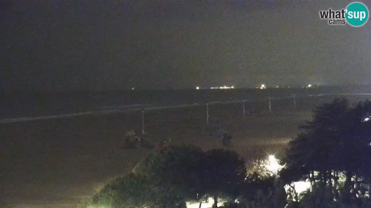 Web kamera Bibione plaža – pogled sa Ashanti ApartHotela