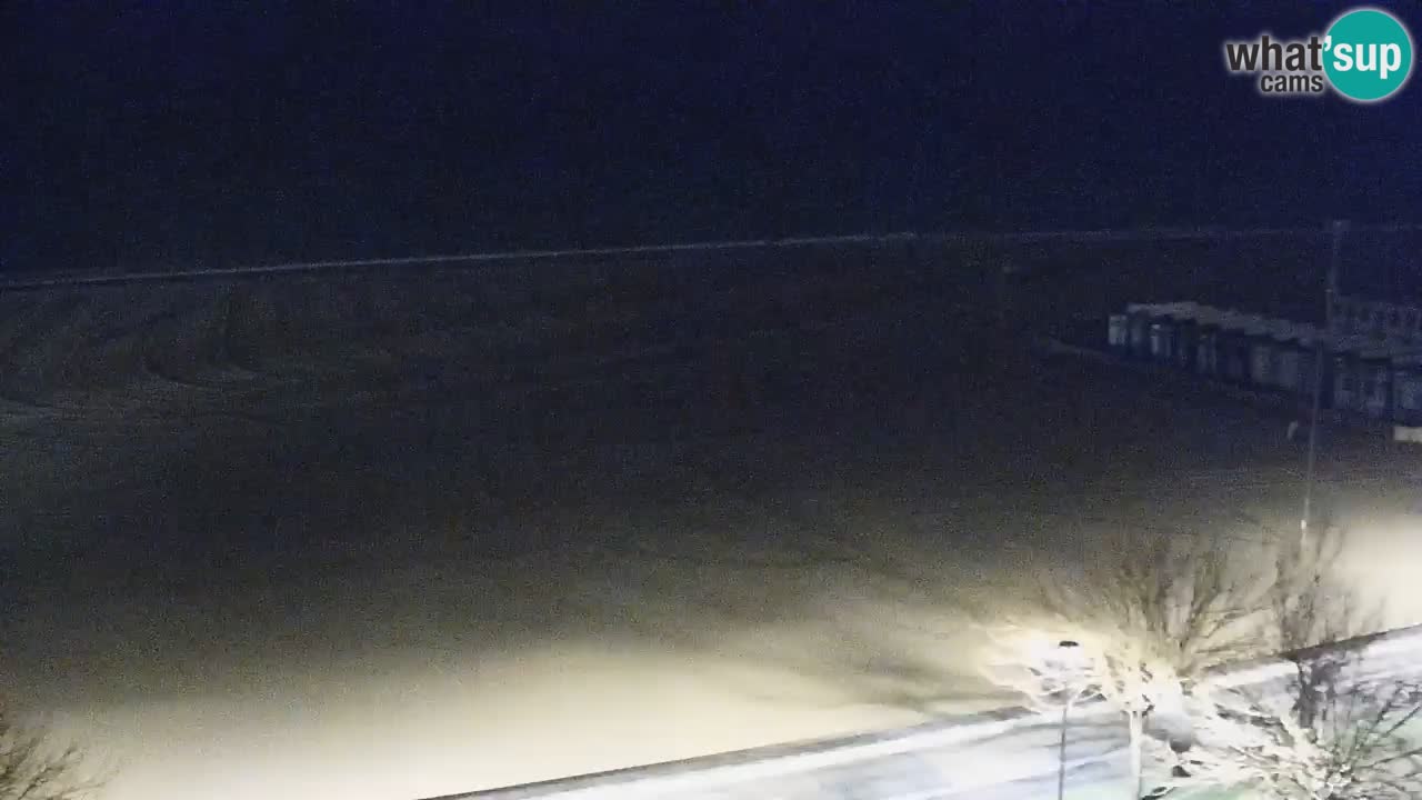 Web kamera Bibione plaža – pogled sa Ashanti ApartHotela