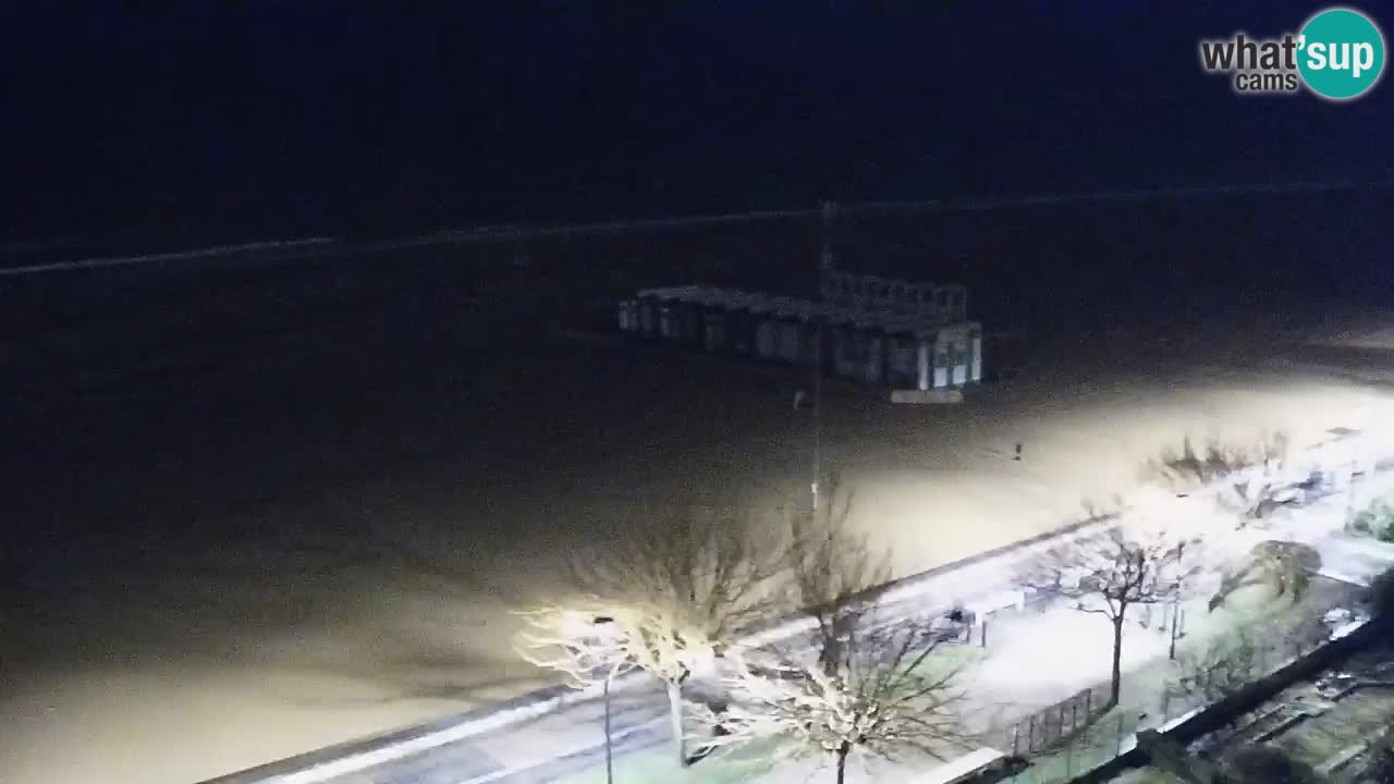 Webcam en direct plage de Bibione – vue depuis Ashanti ApartHotel