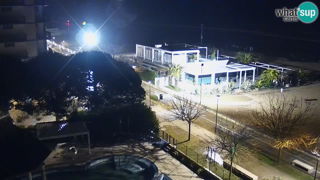 Webcam en vivo playa Bibione – vista desde Ashanti ApartHotel