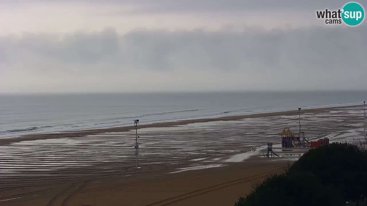 Webcam en direct plage de Bibione – vue depuis Ashanti ApartHotel