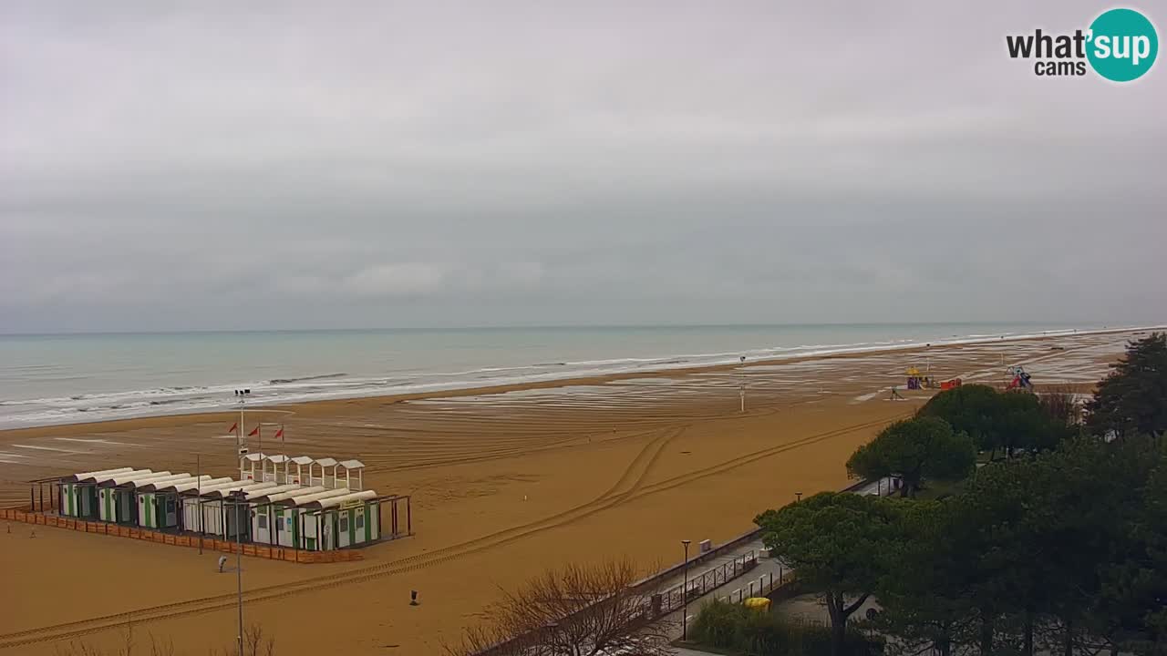 Webcam en vivo playa Bibione – vista desde Ashanti ApartHotel