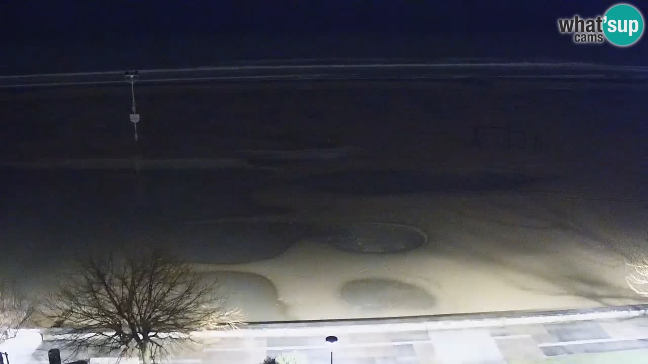 Webcam en direct plage de Bibione – vue depuis Ashanti ApartHotel