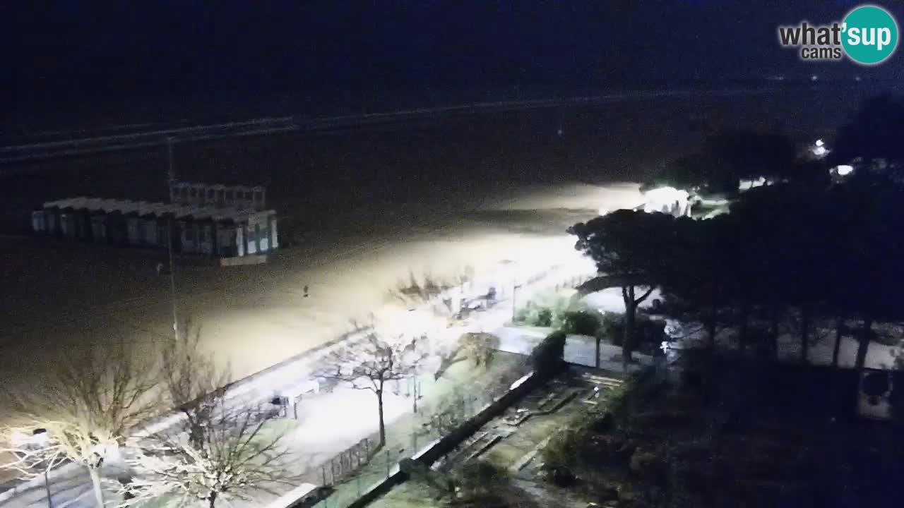 Webcam en vivo playa Bibione – vista desde Ashanti ApartHotel