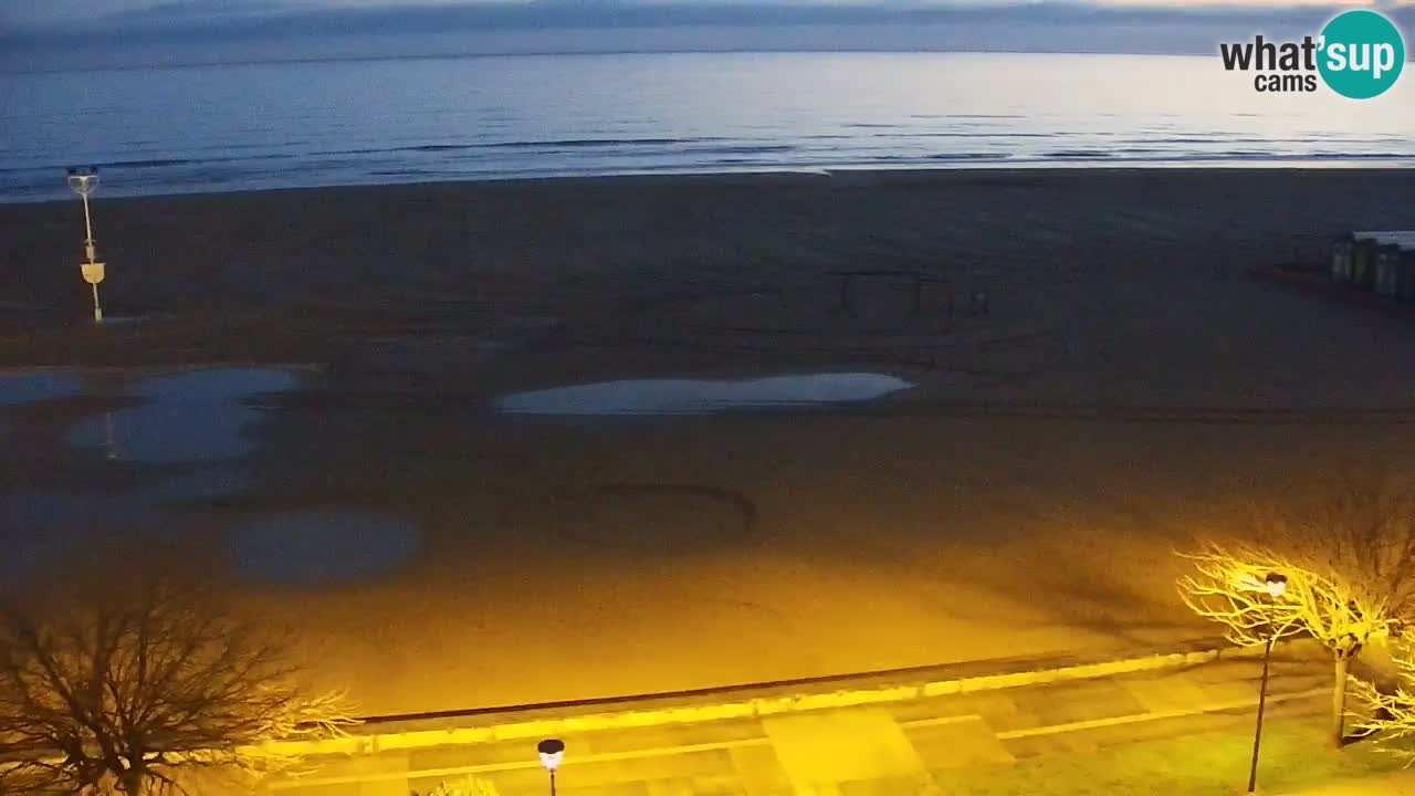 Webcam en direct plage de Bibione – vue depuis Ashanti ApartHotel