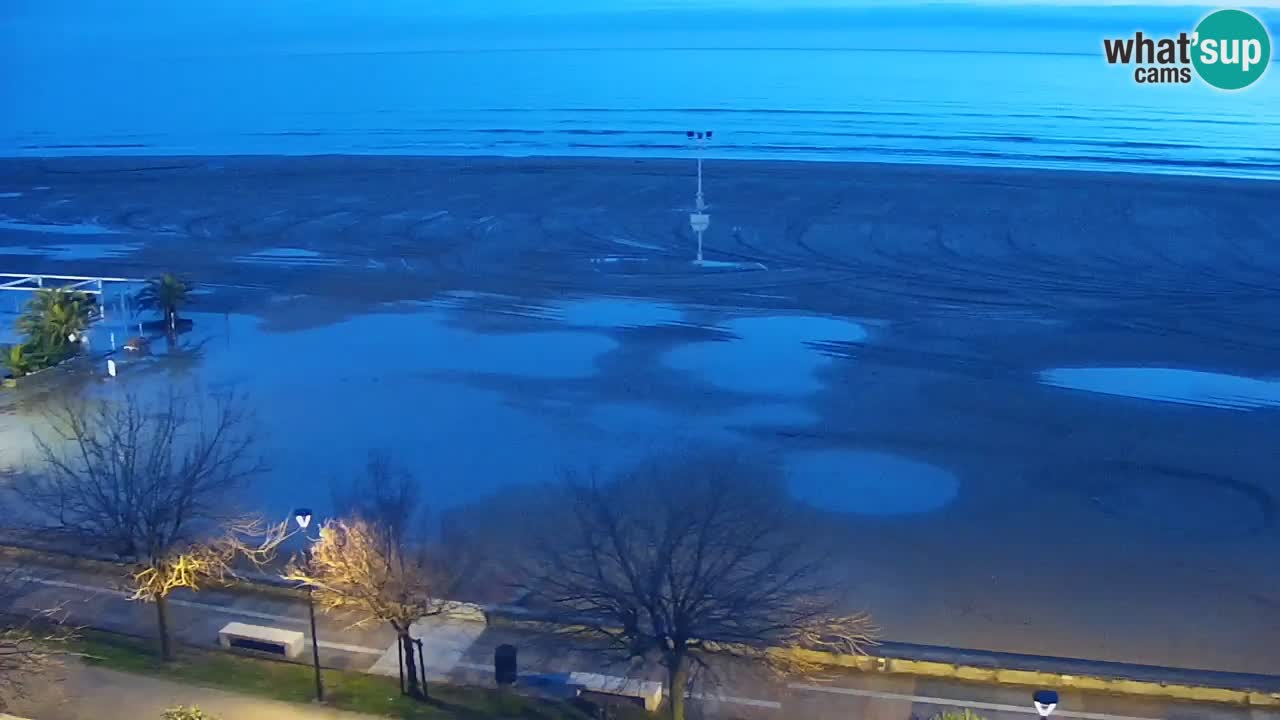 Web kamera Bibione plaža – pogled sa Ashanti ApartHotela