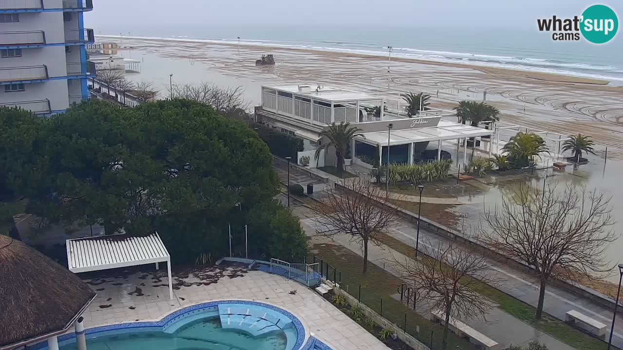 Webcam en vivo playa Bibione – vista desde Ashanti ApartHotel