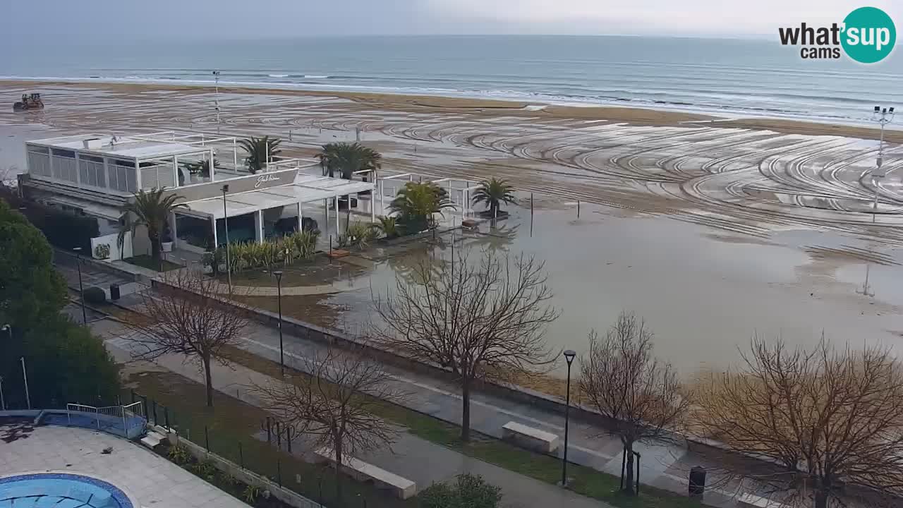 Webcam en vivo playa Bibione – vista desde Ashanti ApartHotel