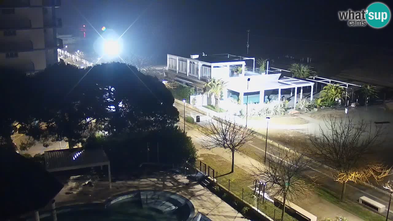 Web kamera Bibione plaža – pogled sa Ashanti ApartHotela