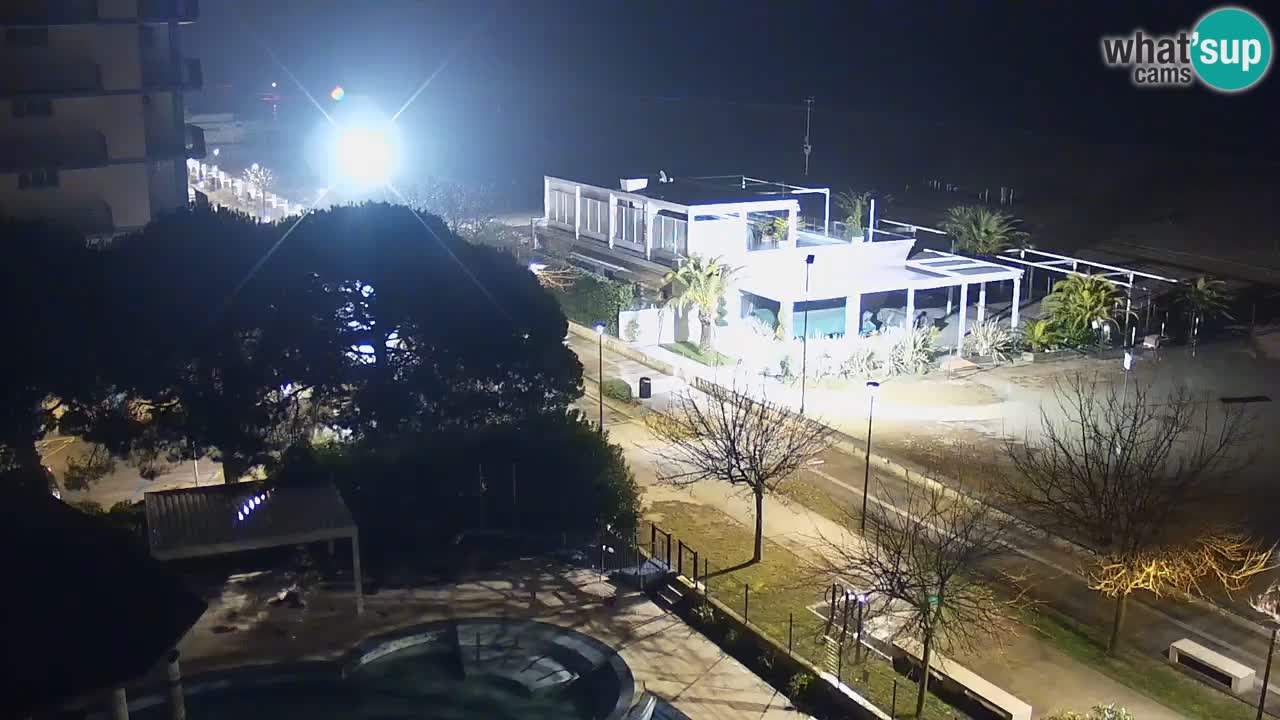 Web kamera Bibione plaža – pogled sa Ashanti ApartHotela