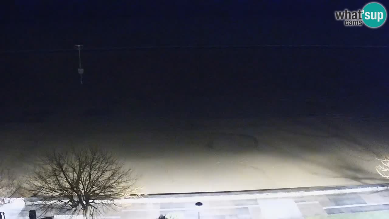Webcam en direct plage de Bibione – vue depuis Ashanti ApartHotel
